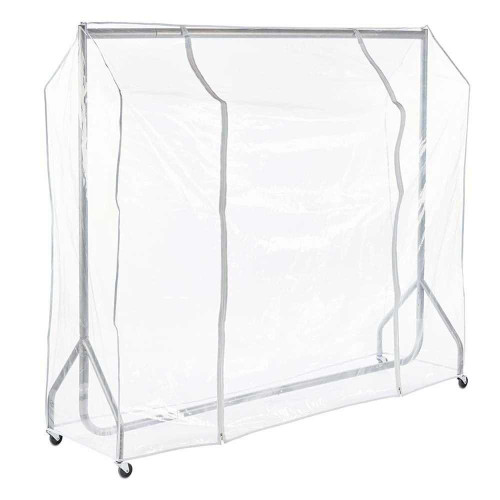 Clothes rail on sale with cover